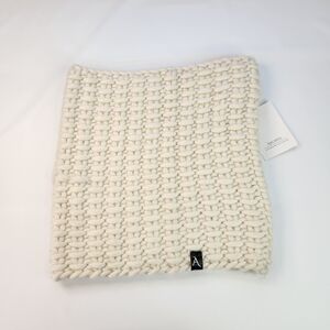 Archives Handmade Knitware Stowe Snood Ivory Chunky Knit Cowl-Style Scarf